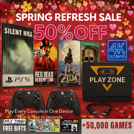 Play Every Console – PS5, Switch, Xbox & 50,000 Games in One with Playzone™ Super Console 1TB