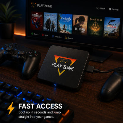 All-in-One Gaming System – Plug & Play in Seconds Playzone™